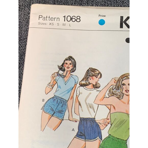 Kwik Sew Misses Short Sewing Pattern sz XS-L 1068 - uncut - Picture 2 of 3
